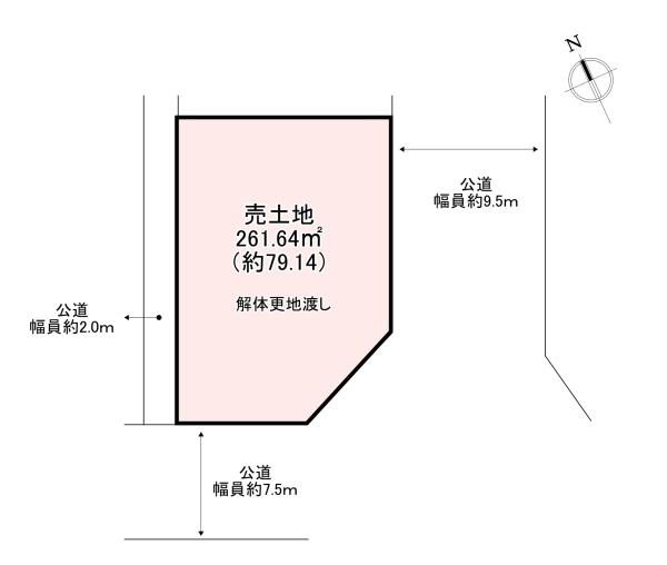 北葛城郡河合町広瀬台3丁目 売土地