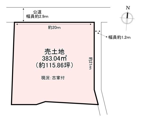 北葛城郡河合町大字西穴闇 売土地