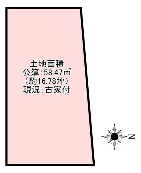 八尾市恩智中町３丁目古家付土地