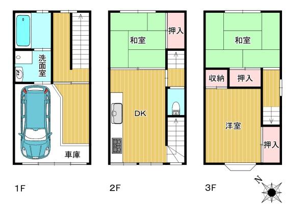 大阪市東住吉区公園南矢田２丁目の中古一戸建て