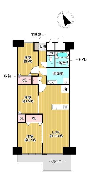 新北島コーポ３号棟