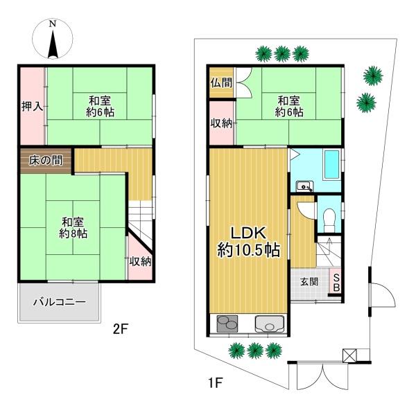 松原市天美我堂５丁目の中古一戸建て