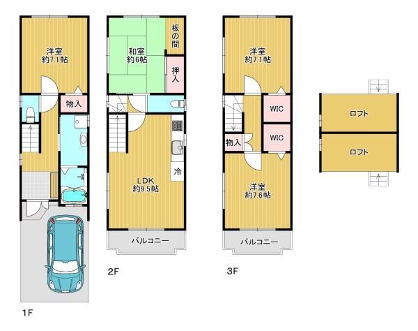 大阪市東住吉区田辺６丁目