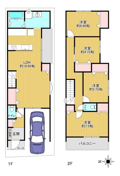 大阪市平野区背戸口１丁目
