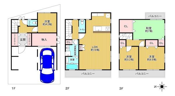 大阪市平野区喜連東３丁目の中古一戸建て