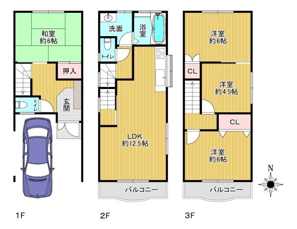 大阪市平野区長吉長原西３丁目の中古一戸建て