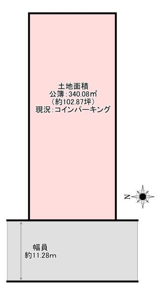 大阪市平野区瓜破４丁目の土地