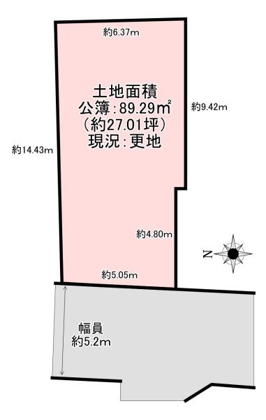 大阪市住吉区墨江３丁目の土地