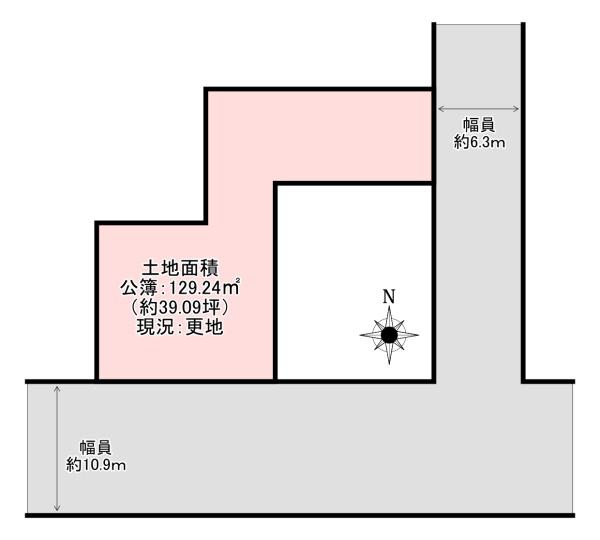 大阪市平野区加美鞍作３丁目の土地