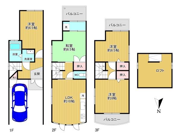 大阪市住之江区粉浜西３丁目の中古一戸建て