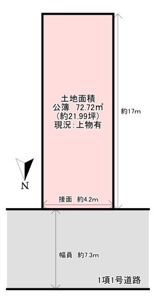 大阪市生野区林寺４丁目の土地