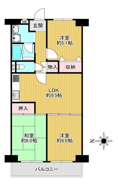 帝塚山グリーンハイツＡ棟