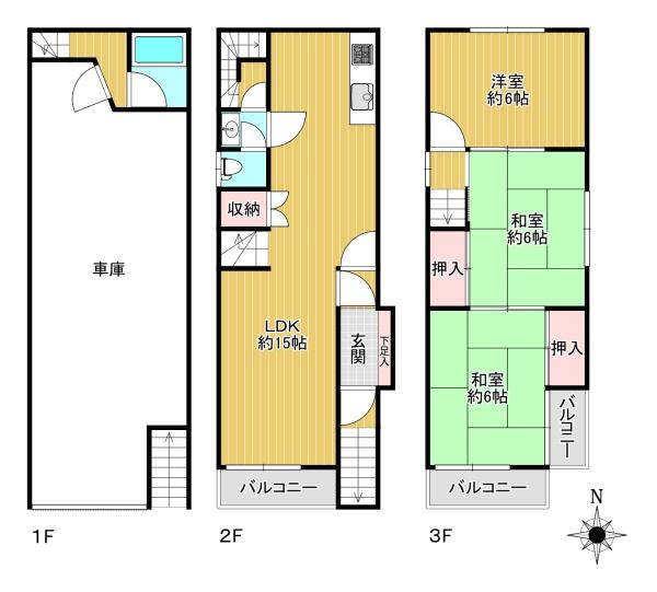 大阪市平野区長吉川辺２丁目の中古一戸建て