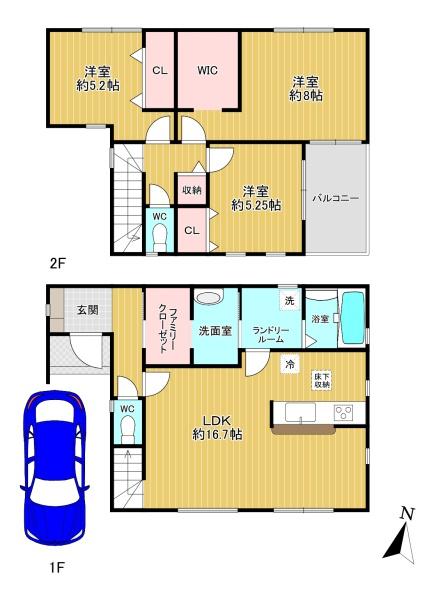 柏原市旭ヶ丘１丁目(2号棟)
