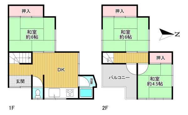 柏原市田辺２丁目の中古一戸建て