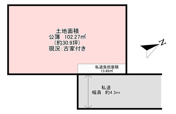 松原市岡２丁目の土地