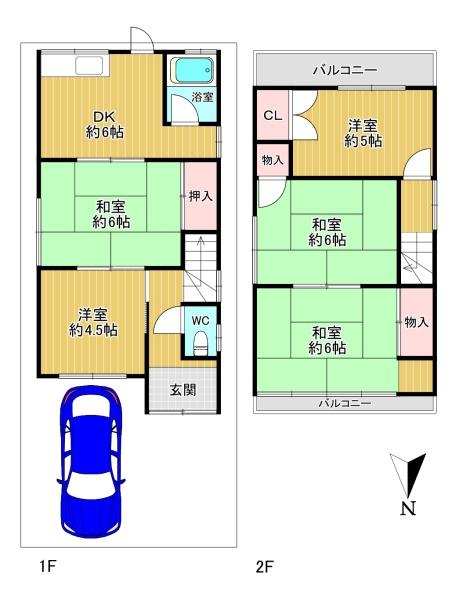 岸和田市畑町１丁目の中古一戸建て