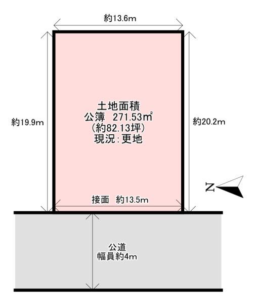 藤井寺市小山藤の里町の土地