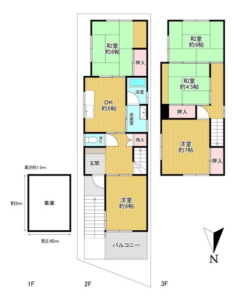 藤井寺市小山３丁目の中古一戸建て