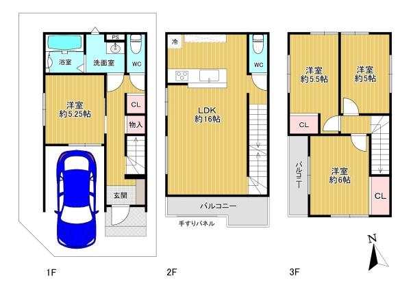 藤井寺市藤井寺３丁目(１号棟)