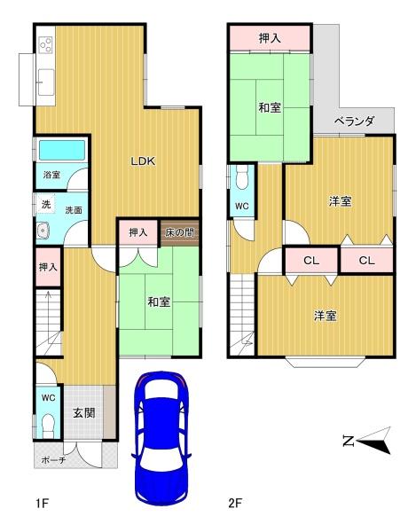 羽曳野市河原城の中古一戸建て