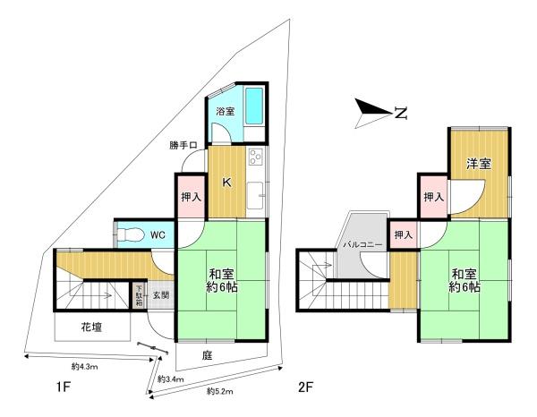 柏原市安堂町の中古一戸建て