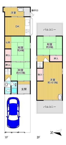 藤井寺市沢田４丁目の中古一戸建て