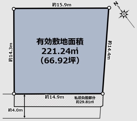 立川市高松町３丁目の売土地