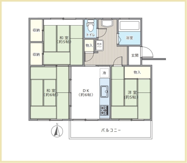 立川柏町団地7号棟