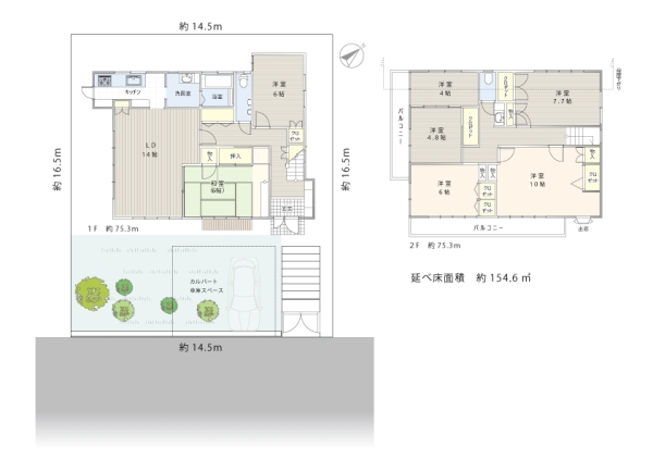 東大和市湖畔２丁目の中古一戸建て