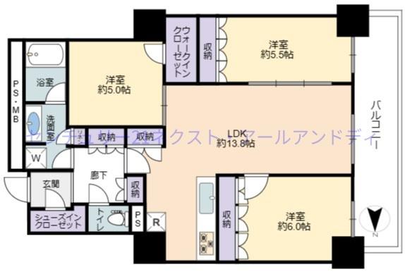 阿波座ライズタワーズフラッグ46
