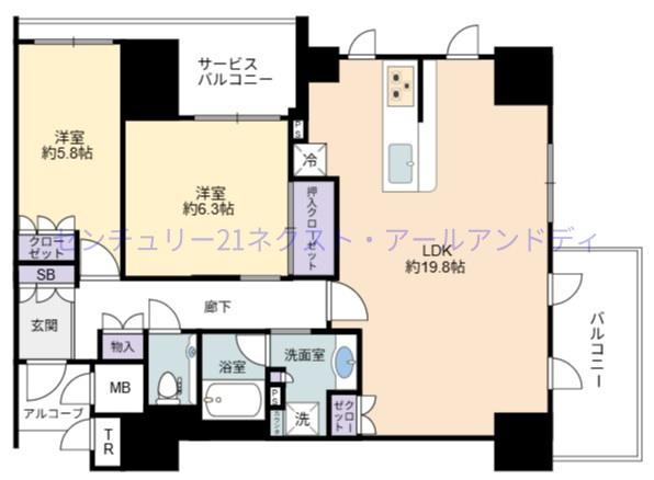 ジオタワー新町
