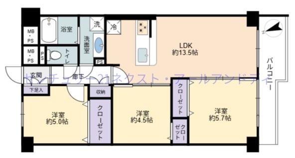 新北島コーポ３号棟