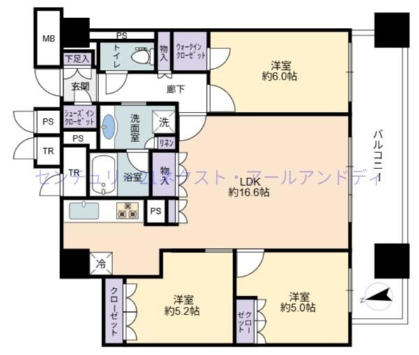 ブランズタワー谷町四丁目