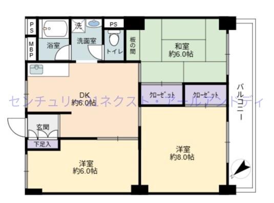 南朝潮コーポ1号棟