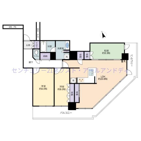 阿波座ライズタワーズフラッグ46