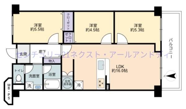 大淀セントポリア(間取り)