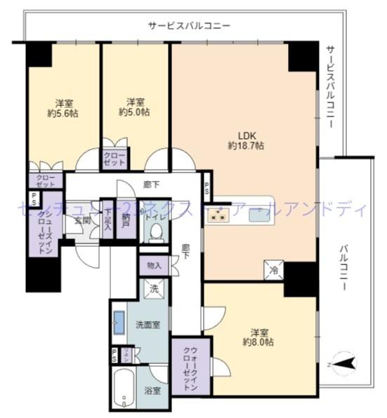 シエリアタワー大阪福島　南東角