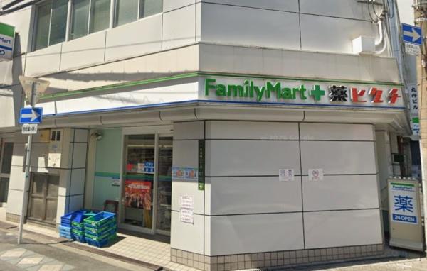 プラネスーベリア与力町(ファミリーマート＋薬ヒグチ天神橋二丁目店)