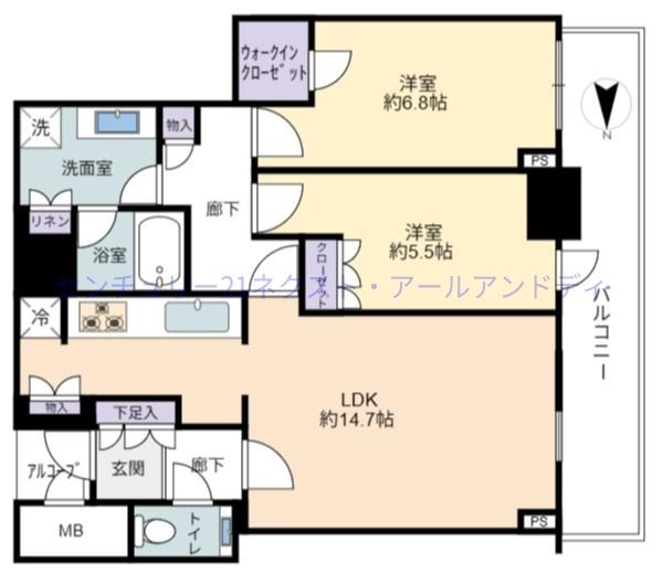 プレミストタワー大阪新町ローレルコート