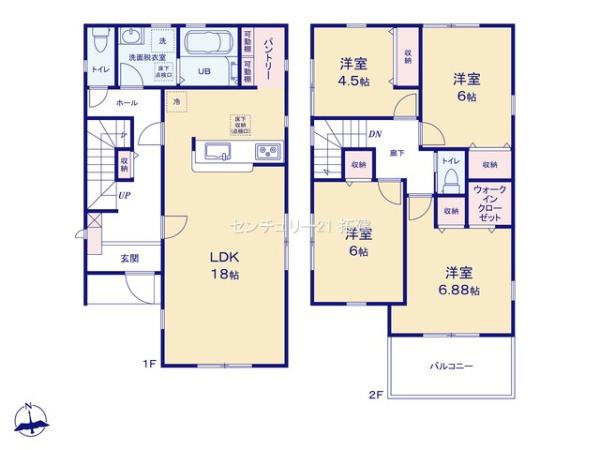 木更津市清川新築住宅・1号棟