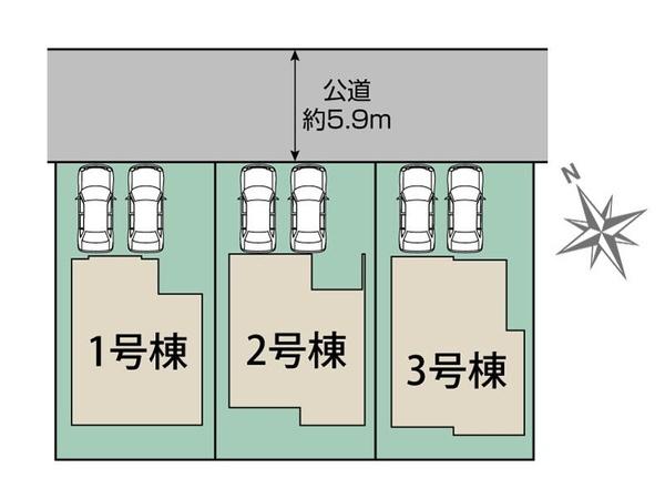 袖ケ浦市蔵波台1丁目新築住宅・3号棟