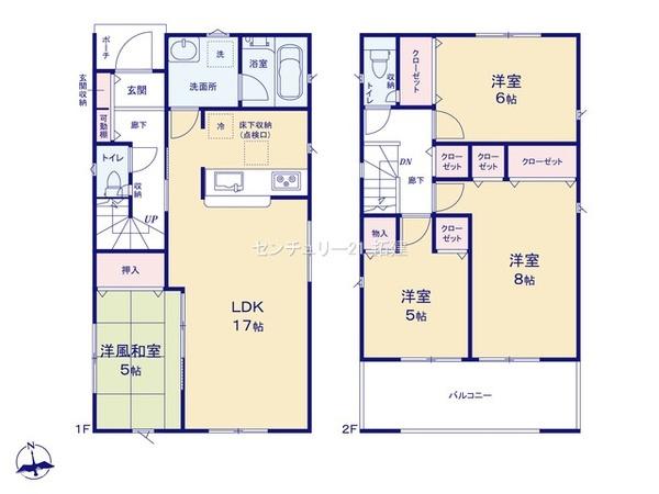 市原市南国分寺台新築住宅・2号棟