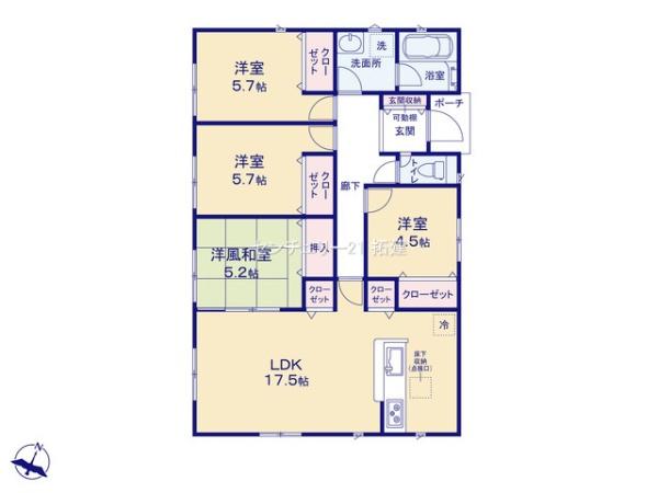 富津市大堀新築住宅・1号棟