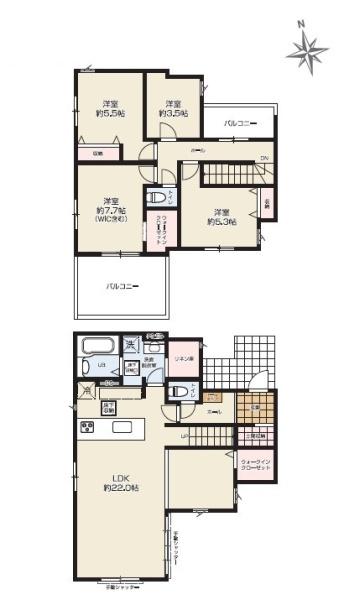 木更津市幸町新築住宅・1号棟