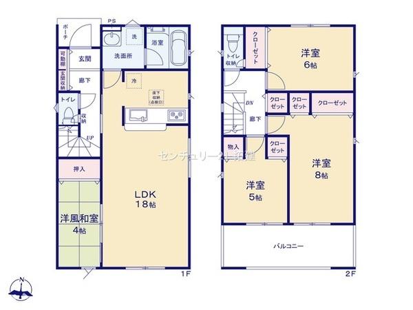茂原市東茂原新築住宅・2号棟