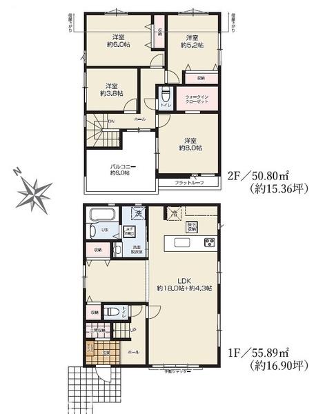 君津市南久保新築住宅・2号棟