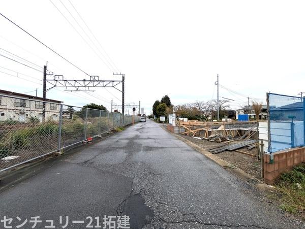 茂原市東部台新築住宅・3号棟(前面道路含む現地写真)