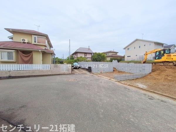 木更津市八幡台6丁目新築住宅・3号棟(前面道路含む現地写真)