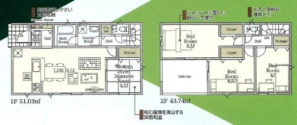 袖ケ浦市今井新築住宅・1号棟
